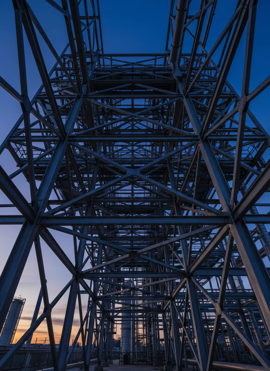 Industrial scaffold access